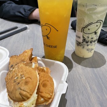 Miss Cheese Tea Cafe - Taiyaki, Mango Green Tea, Oreo Brulee Matcha Latte - Bubble Tea Near Me - Pasadena, California