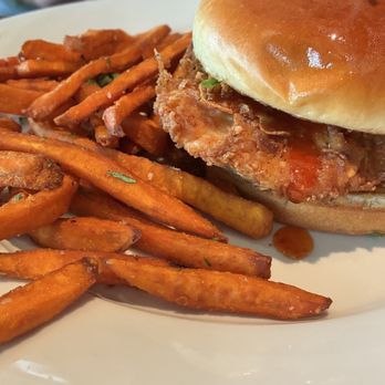 Paul Martin's American Grill - SPICY CHICKEN SANDWICH - New American Near Me - Austin, Texas Paul Martin's American Grill - SPICY CHICKEN SANDWICH - New American Near Me - Austin, Texas