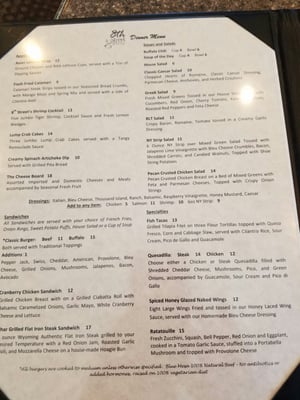 Menu photo 6 8th Street At the Ivy Cody, WY Menu photo 6 8th Street At the Ivy Cody, WY