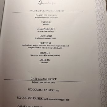 Umaya LA - I ordered this menu - Japanese Near Me - Los Angeles, California