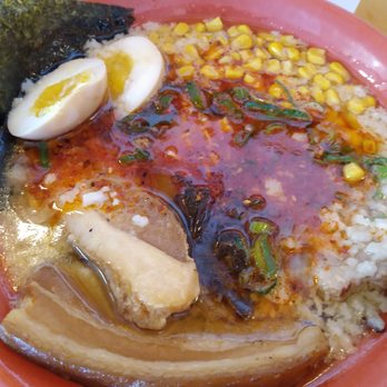 Tetsumen Ramen - Don't need to add extras other than the egg. This one rocked! - Ramen Near Me - Hilo, Hawaii Tetsumen Ramen - Don't need to add extras other than the egg. This one rocked! - Ramen Near Me - Hilo, Hawaii