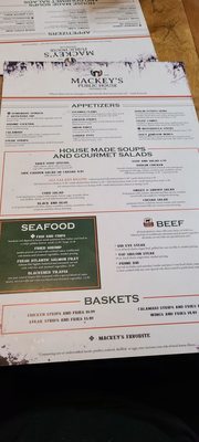 Menu photo 3 Mackey's Steakhouse & Pub Ontario, OR Menu photo 3 Mackey's Steakhouse & Pub Ontario, OR