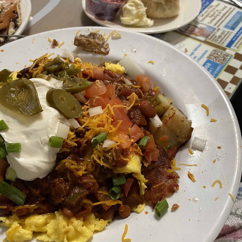 Sax's Joint - Chili scramble - Breakfast & Brunch Near Me - Petaluma, California Sax's Joint - Chili scramble - Breakfast & Brunch Near Me - Petaluma, California