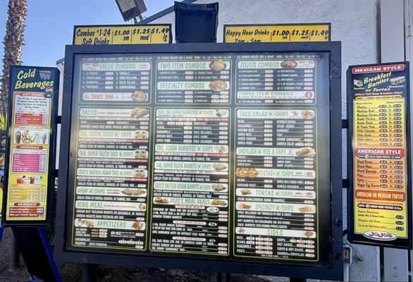 Menu photo 1 Garcia JoJo's Modesto, CA
