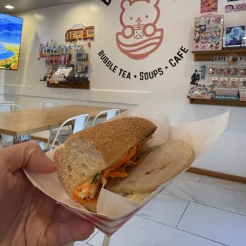HAPI Elite Week: Boba & Broth - Sample banh mi that comes with the Yelp event - Yelp Events Near Me - Sugar Land, Texas
