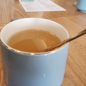 Mirin Fusion Kitchen - Hot ginger tea. Made with fresh ginger - Asian Fusion Near Me - Augusta, Georgia