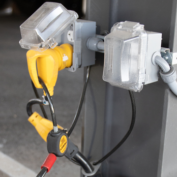 Carefree Covered RV Storage - Convenient RV charging outlets available for battery maintenance at our covered RV storage facility in San Tan Valley. - Self Storage Near Me - San Tan Valley, Arizona Carefree Covered RV Storage - Convenient RV charging outlets available for battery maintenance at our covered RV storage facility in San Tan Valley. - Self Storage Near Me - San Tan Valley, Arizona