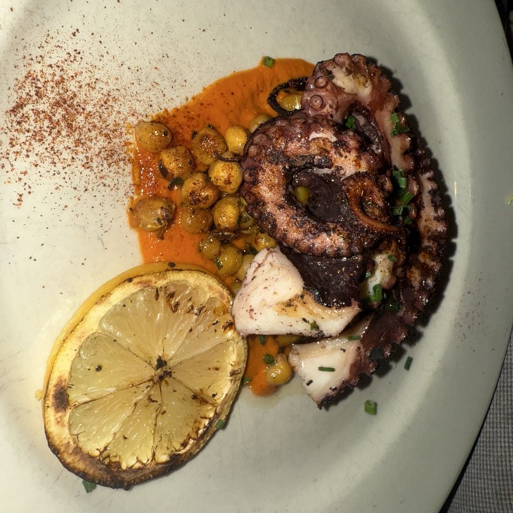 The Red Dory - Grilled octopus - New American Near Me - Tiverton, Rhode Island The Red Dory - Grilled octopus - New American Near Me - Tiverton, Rhode Island