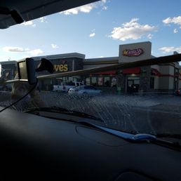 Soapy long sticks, Drive-thru Carl's jr., Gas $2.55 today
