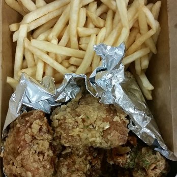 Crunchicken - honey garlic half chicken $9.29 combo $2.49 - Korean Near Me - Cypress, California