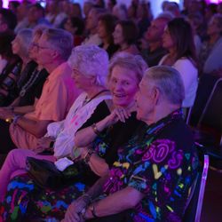 J Los Angeles - Seniors enjoying a show in the JLA Auditorium