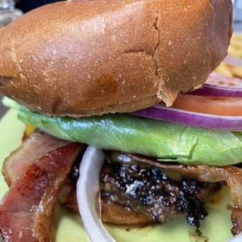 Hashes & Brews - Bacon cheese burger. - Bars Near Me - San Bruno, California Hashes & Brews - Bacon cheese burger. - Bars Near Me - San Bruno, California