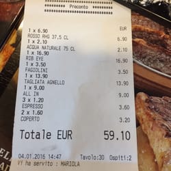 Roadhouse Grill - Rechnung für 2 Personen