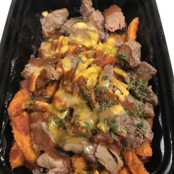 Healthy Meals Direct - Cheddar honey bbq steak bowl with sweet potato fries - Food Delivery Services Near Me - Massapequa Park, New York Healthy Meals Direct - Cheddar honey bbq steak bowl with sweet potato fries - Food Delivery Services Near Me - Massapequa Park, New York