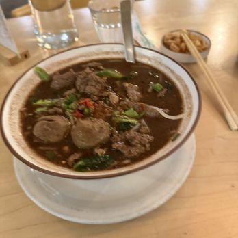 Rama Thai Restaurant - Boat soup with a splash from the spice tray. - Thai Near Me - Beaverton, Oregon