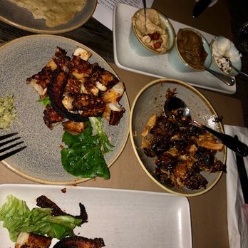 Ciudad - Burnt Pulpo and almost burnt brussells! - Tapas/Small Plates Near Me - Seattle, Washington