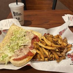 Penn Station East Coast Subs - Grilled Classic Grilled Italian with French fries