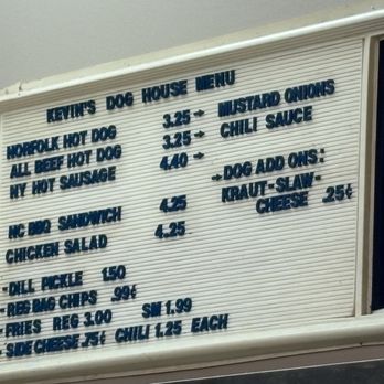 Kevin's Dog House - Menus - Desserts Near Me - Virginia Beach, Virginia Kevin's Dog House - Menus - Desserts Near Me - Virginia Beach, Virginia