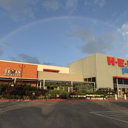 HEB Plus - Burleson Heb under a beautiful rainbow!