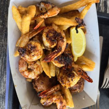 Timoti's Seafood Shak - Blackened shrimp with fries, Crazy Good! - New American Near Me - Fernandina Beach, Florida Timoti's Seafood Shak - Blackened shrimp with fries, Crazy Good! - New American Near Me - Fernandina Beach, Florida