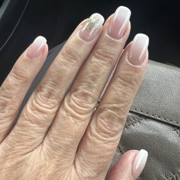 gel ombre with design