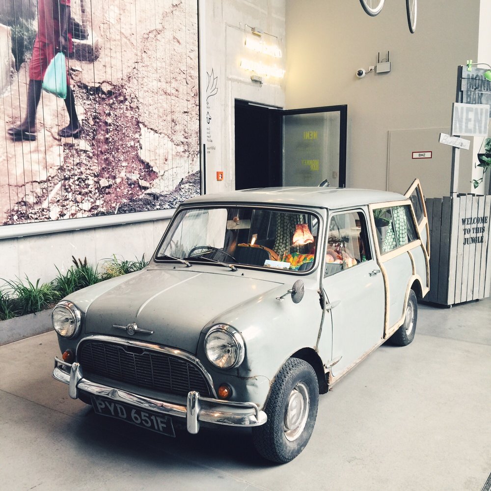25hours Hotel Bikini Berlin - Vintage car in lobby. - Hotels Near Me - Berlin, BE