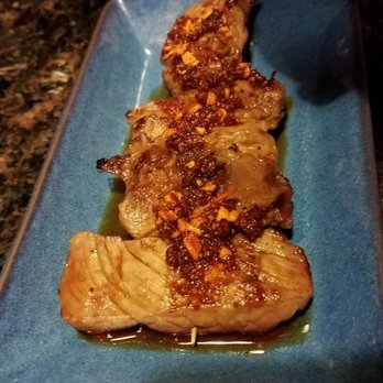 Gotetsu - Kushiyaki and Sake House - Ribeye with chili and roasted pepper - Japanese Near Me - Ventura, California Gotetsu - Kushiyaki and Sake House - Ribeye with chili and roasted pepper - Japanese Near Me - Ventura, California