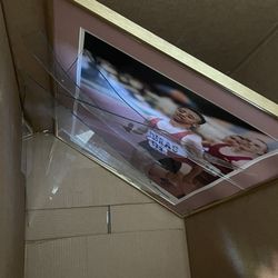 Transit Moving - Glass framed picture placed in box with no protection resulting in broken glass everywhere