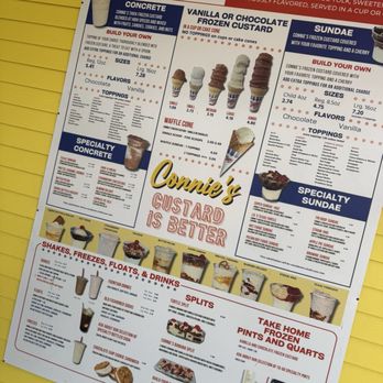 Connie's Frozen Custard - Ice Cream & Frozen Yogurt Near Me - Houston, Texas Connie's Frozen Custard - Ice Cream & Frozen Yogurt Near Me - Houston, Texas