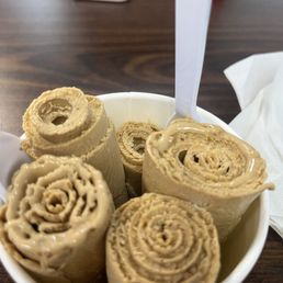 Coffee Rolled Ice Cream Coffee Rolled Ice Cream