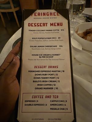 Menu photo 3 Feringhee - Modern Indian Cuisine Chandler, AZ