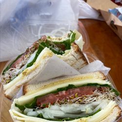 Old Nelson Food Company - Cheese sandwich.   They have many veggie options!