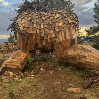 Rita the Rock Planter - Public Art Near Me - Victor, Colorado Rita the Rock Planter - Public Art Near Me - Victor, Colorado