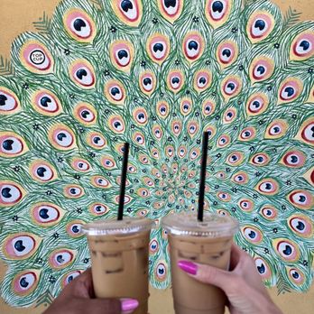 Top Cup Coffee House - Cute mural - Coffee & Tea Near Me - Gilbert, Arizona