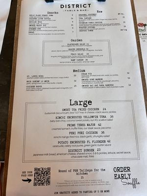 Menu photo 4 District Table and Bar Stuart, FL