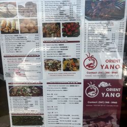 Orient Yang - Menu