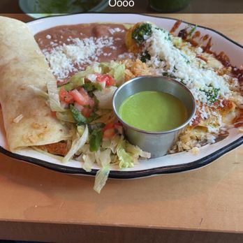 Superica - Tinga soft taco and enchilada suiza always need side of cremeosa! - Tex-Mex Near Me - Cary, North Carolina Superica - Tinga soft taco and enchilada suiza always need side of cremeosa! - Tex-Mex Near Me - Cary, North Carolina