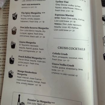 Earls Kitchen + Bar - Margarita menu - Cocktail Bars Near Me - Honolulu, Hawaii Earls Kitchen + Bar - Margarita menu - Cocktail Bars Near Me - Honolulu, Hawaii