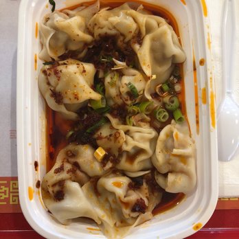 Judy's Kitchen - Spicy Wontons  at Judy's Kitchen.  Yummy - Taiwanese Near Me - Bloomington, Indiana