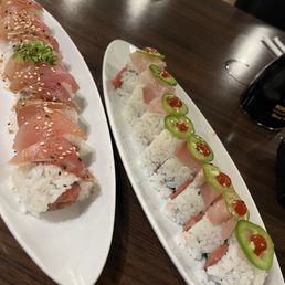 Albacore Special Roll & Yellopeno Roll