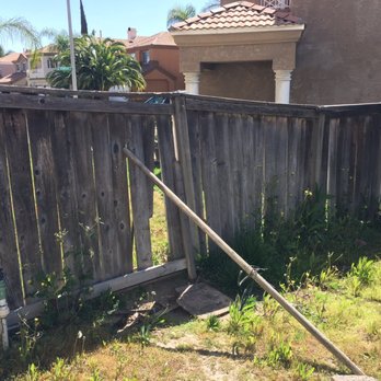 Anaheim Fence - Before - Fences & Gates Near Me