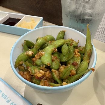 Chubby Fish Sushi - Spicy edamame - Sushi Bars Near Me - Denver, Colorado Chubby Fish Sushi - Spicy edamame - Sushi Bars Near Me - Denver, Colorado
