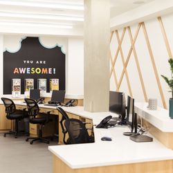 KC Braces and Kids - KC Braces and Kids business/check-out desk.