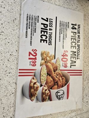 Menu photo 4 KFC Lake Elsinore, CA