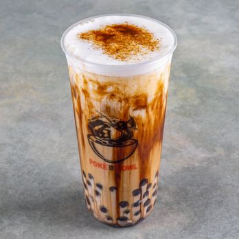 Poke Bowl - Brown sugar milk tea with brown sugar boba - Poke Near Me - Canton, Massachusetts Poke Bowl - Brown sugar milk tea with brown sugar boba - Poke Near Me - Canton, Massachusetts