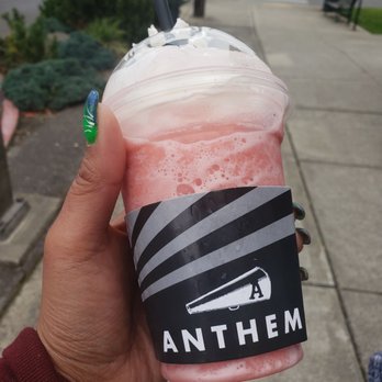 Anthem Coffee & Tea - Point Ruston Tacoma - Strawberry smoothie - Coffee & Tea Near Me - Tacoma, Washington Anthem Coffee & Tea - Point Ruston Tacoma - Strawberry smoothie - Coffee & Tea Near Me - Tacoma, Washington