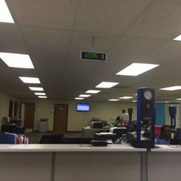 A reason for long wait times...  Where are the employees