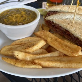 Matt's Place - BLT with green chili stew - American Near Me - Fort Collins, Colorado