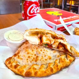 BBQ Chicken Calzone