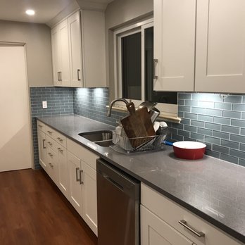 Genesis Cabinet Company - Other side of our galley style kitchen.  Copenhagen door style by midcontinent cabinetry. - General Contractors Near Me - Centennial, Colorado